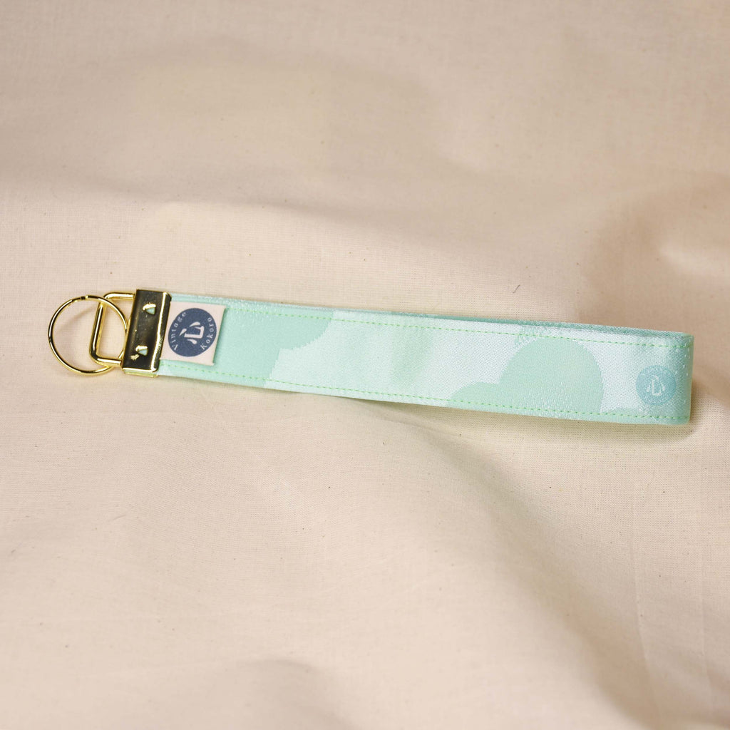 Upcycled Vintage Kimono Silk Key Fob Wristlet (GClF)