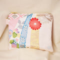 Upcycled Kimono Silk Large Pouch (IvyL3)