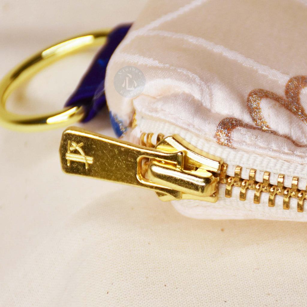 Med Upcycled Vintage Kimono Silk Pouch Wristlet Set (PkClMedW2)
