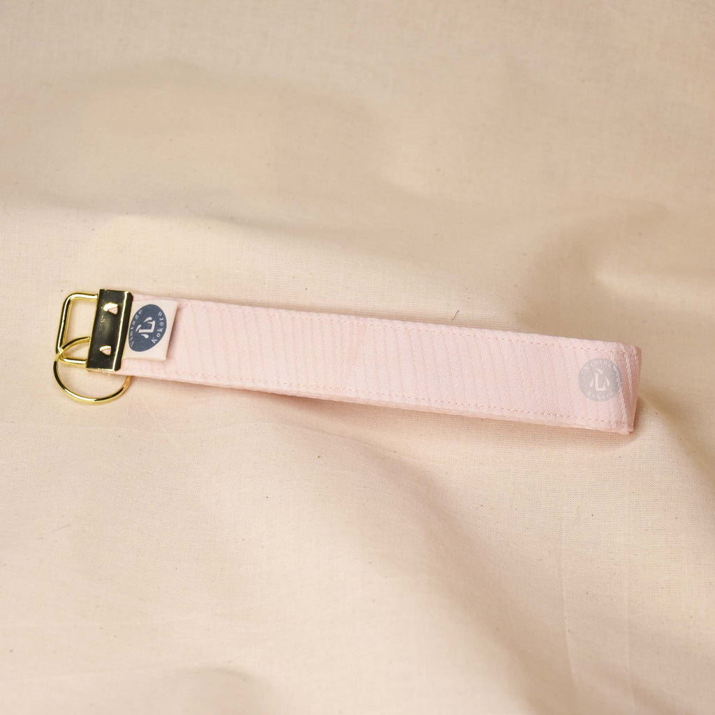 Upcycled Vintage Kimono Silk Key Fob Wristlet (LtPF)