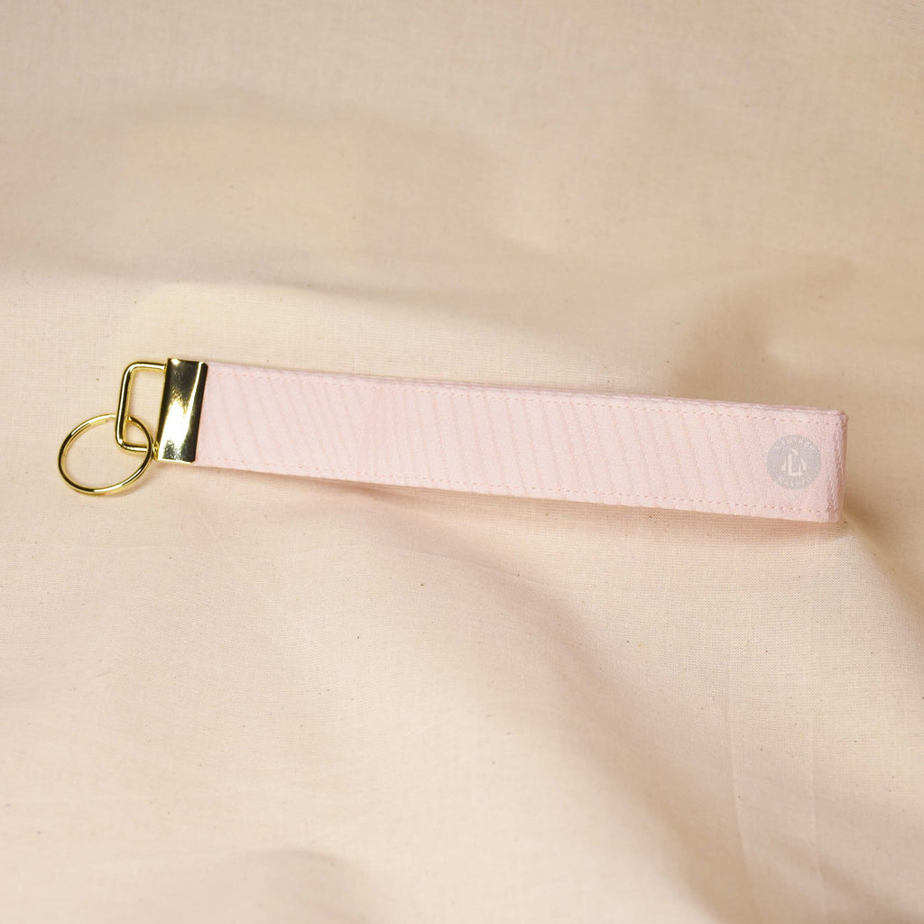 Upcycled Vintage Kimono Silk Key Fob Wristlet (LtPF)