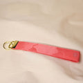 Upcycled Vintage Kimono Silk Key Fob Wristlet (PkClF)