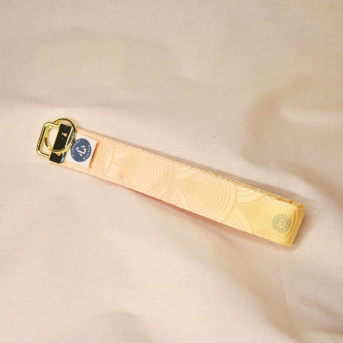 Upcycled Vintage Kimono Silk Key Fob Wristlet (SnSF)