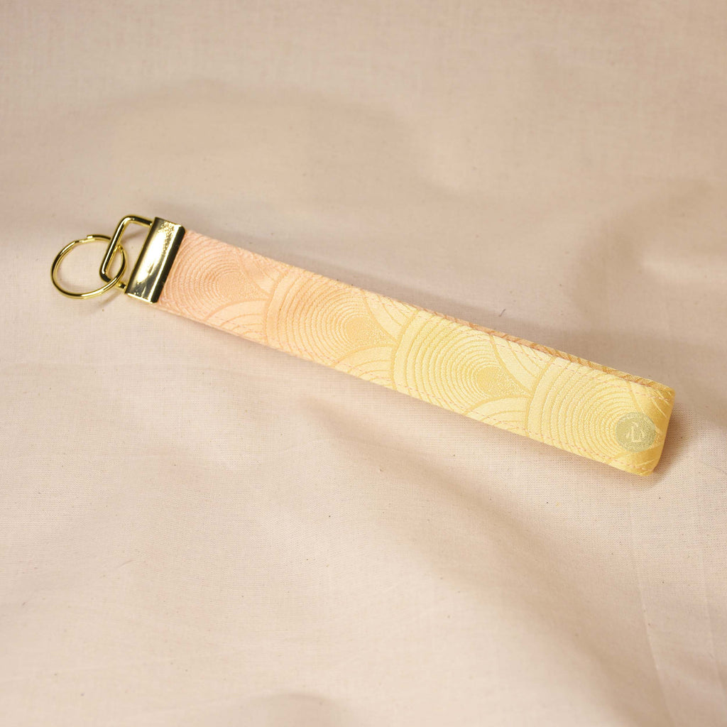 Upcycled Vintage Kimono Silk Key Fob Wristlet (SnSF)